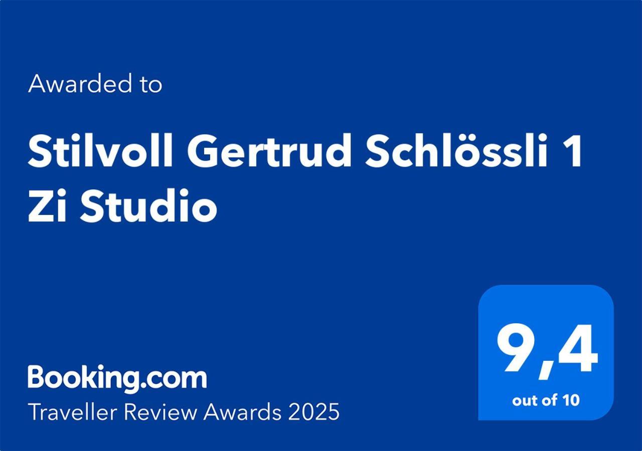Stilvoll Gertrud Schloessli 1 Zi Studio 圣加仑 外观 照片